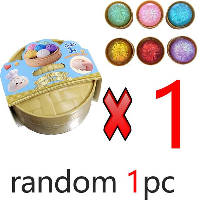 Discover Intime Knödel-Squishies, Dekompressionsbälle, beige - Bild 1