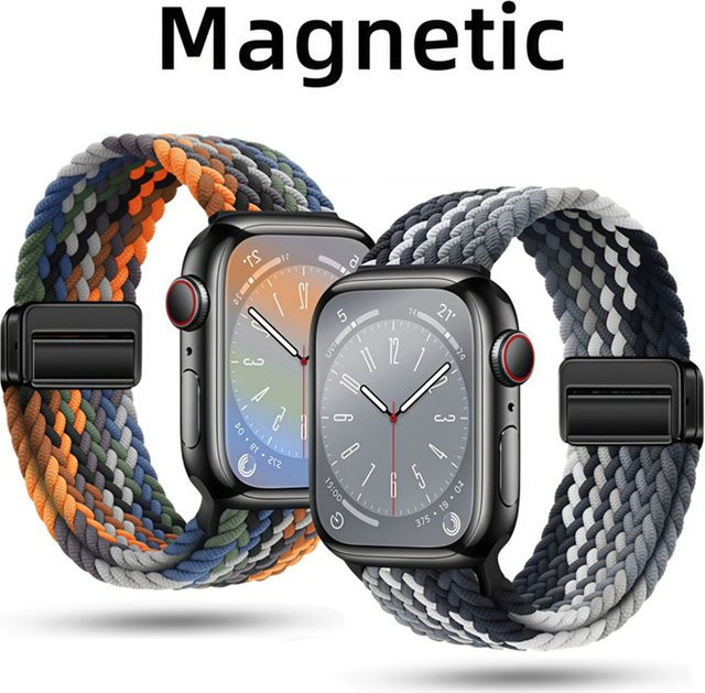 诗宇 Uhrenarmband Textil, Bunt, Unisex - Bild 1