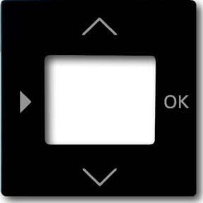 Busch-Jaeger Zentralscheibe Timer Bedienelement 6435-885 Schwarz - Bild 1