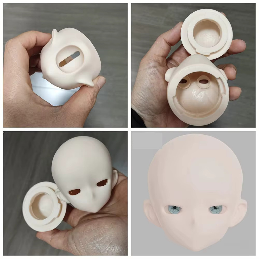 QUYAYQ MSD BJD Puppe Übungskopf, Puppenzubehör, Weiß - Bild 3