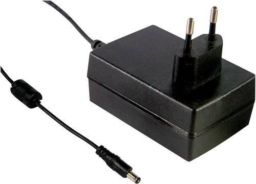 Mean Well MW GSM36E09-P1J Steckernetzteil, 9 V/DC, 4000 mA, 36 W, Schwarz, Barrel Plug - Bild 1