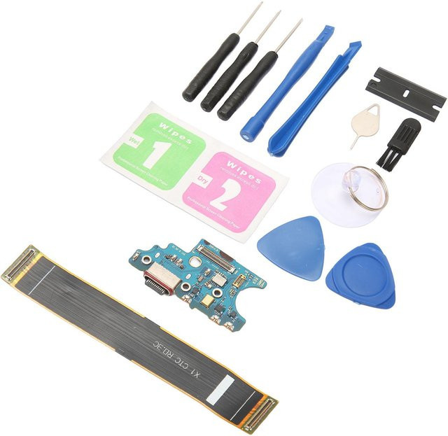 Samsung USB-C Ladeanschluss Ersatz Flexkabel für Galaxy S20 SM-G981U in Grau - Bild 1