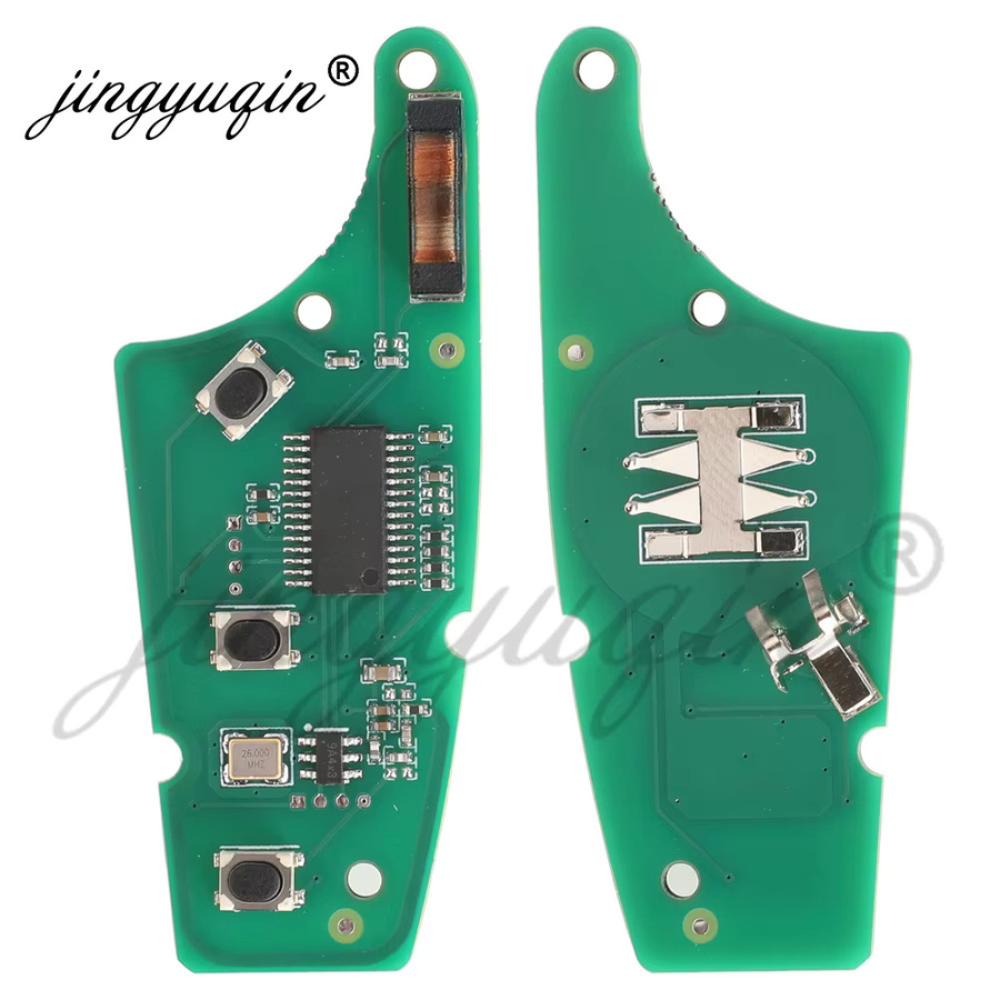 Jingyuqin 5er Set Auto Fernbedienung Flip Schlüssel für Ford Transit, Farbe: Schwarz, 433,92 MHz FSK, Pro ID49 Chip A2C 94379403 - Bild 4