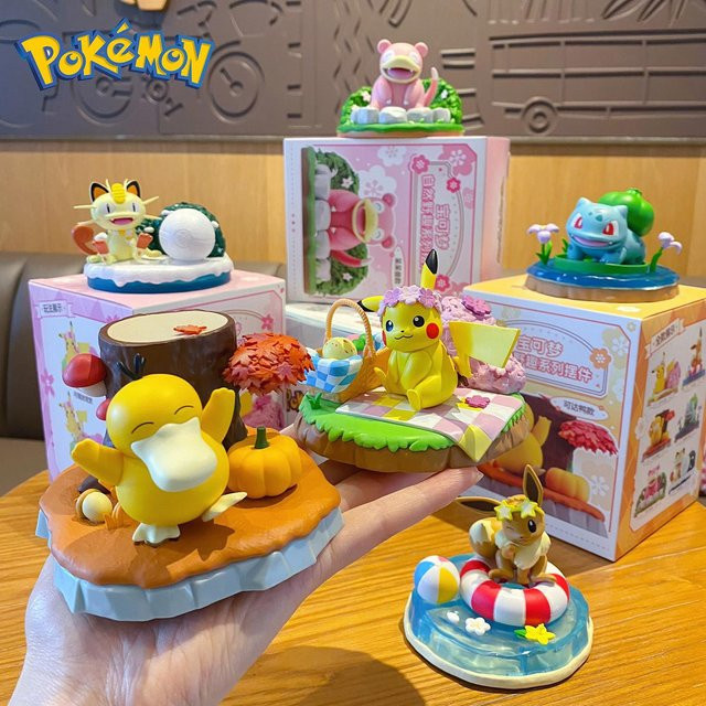 Bandai Pokémon Pikachu Dumb Beast, Natur, Desktop-Accessoires, Kunststoff, Bunt / Mehrfarbig - Bild 1