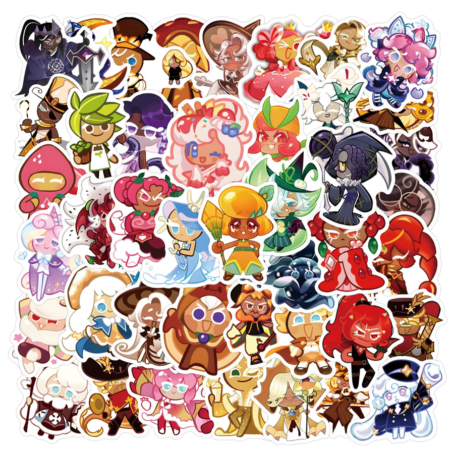 Cookie Run Kingdom Aufkleber, 55-teiliges Set, Bunt / Mehrfarbig - Bild 2