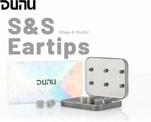 DUNU S&S Stage&Studio Silikon-Ohrstöpsel in Transparent, 3 Paar für Düsendurchmesser 4–5,5 mm - Bild 1