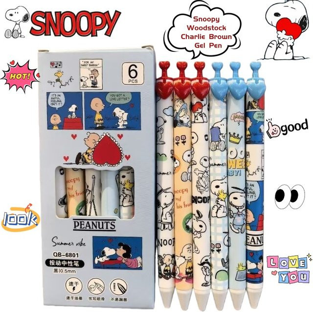 Bandai Snoopy Woodstock Charlie Brown Gelstift für Schüler in Multicolour - Bild 1