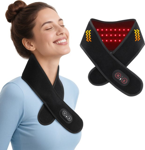 Hailicare Elektrischer Heiz-Nackengürtel, Schwarz, Unisex - Bild 1