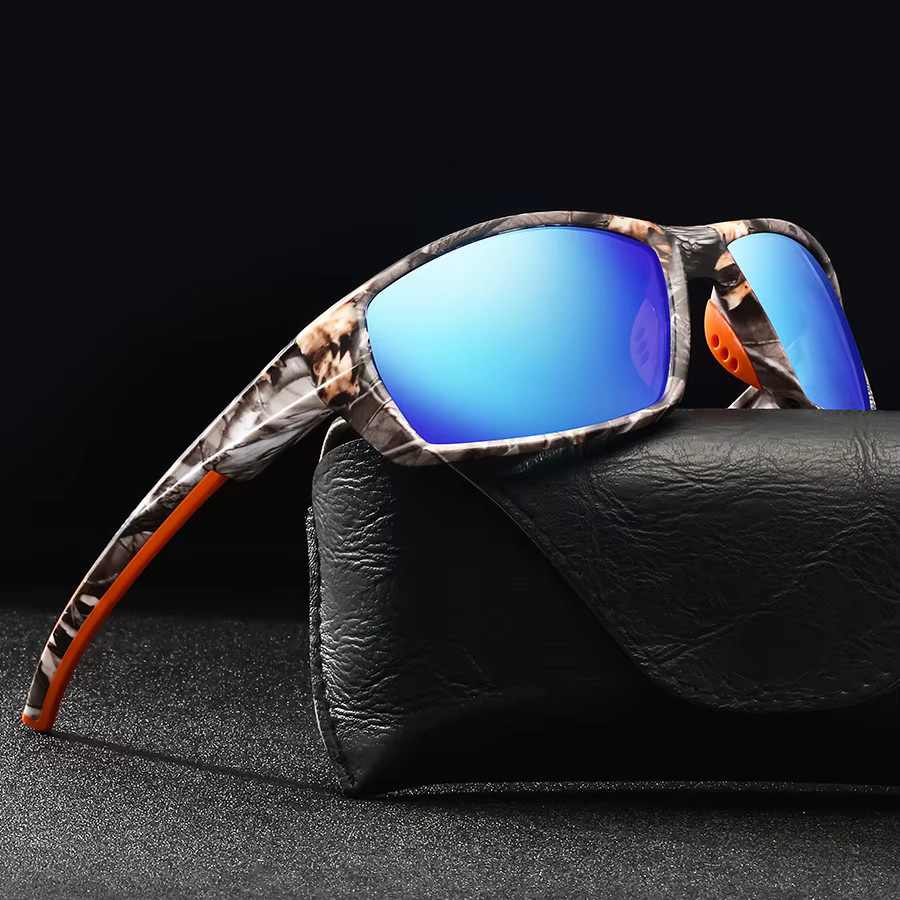 Sonnenbrille WSZ, Camouflage, Vollrand, rechteckig, Kunststoff, Unisex, Multicolour - Bild 1