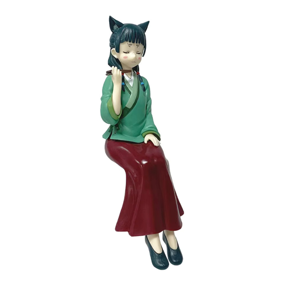 Anime The Apothecary Diaries Maomao Actionfigur Q-Version aus PVC in Schwarz und Multicolor als Kawaii Dekoration und Spielzeug - Bild 3