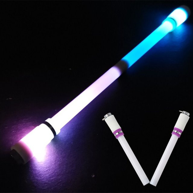 Refreshing Home Leuchtender Spinnstift in Violett mit Magnet und Faltfunktion - Bild 1