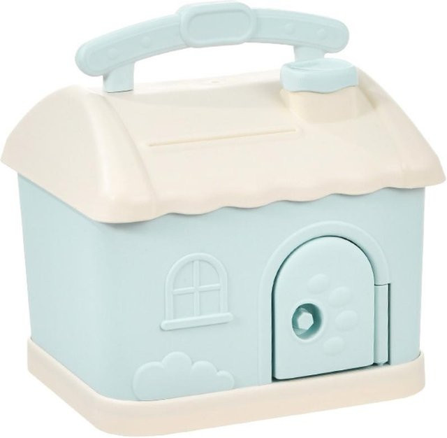 Unzerbrechliche Spardose TOMTOP JMS als Geldgeschenk für Mädchen und Jungen in Weiß, B/H/T: 18,0 x 20,0 x 15,5 cm - Bild 1