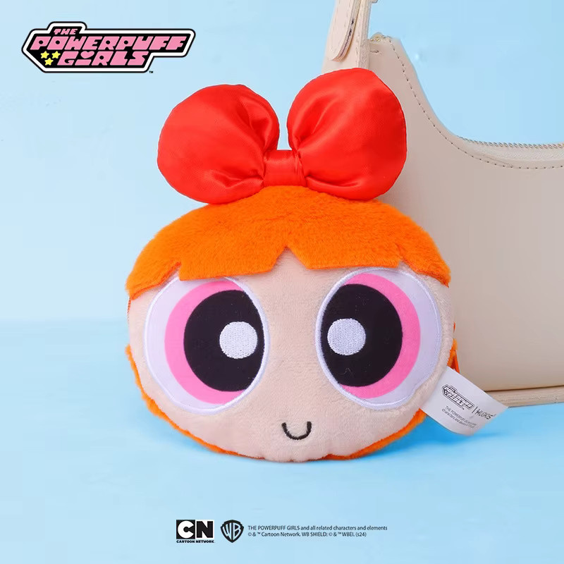 HUGKIS Powerpuff Mädchen Plüsch Geldbörse, Kleine Hängende Tasche, 13 cm - Bild 2
