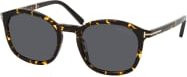 Tom Ford FT 1020 Sonnenbrille, Quadratisch, Herren, Vollrand, Kunststoff, grau braun - Bild 1