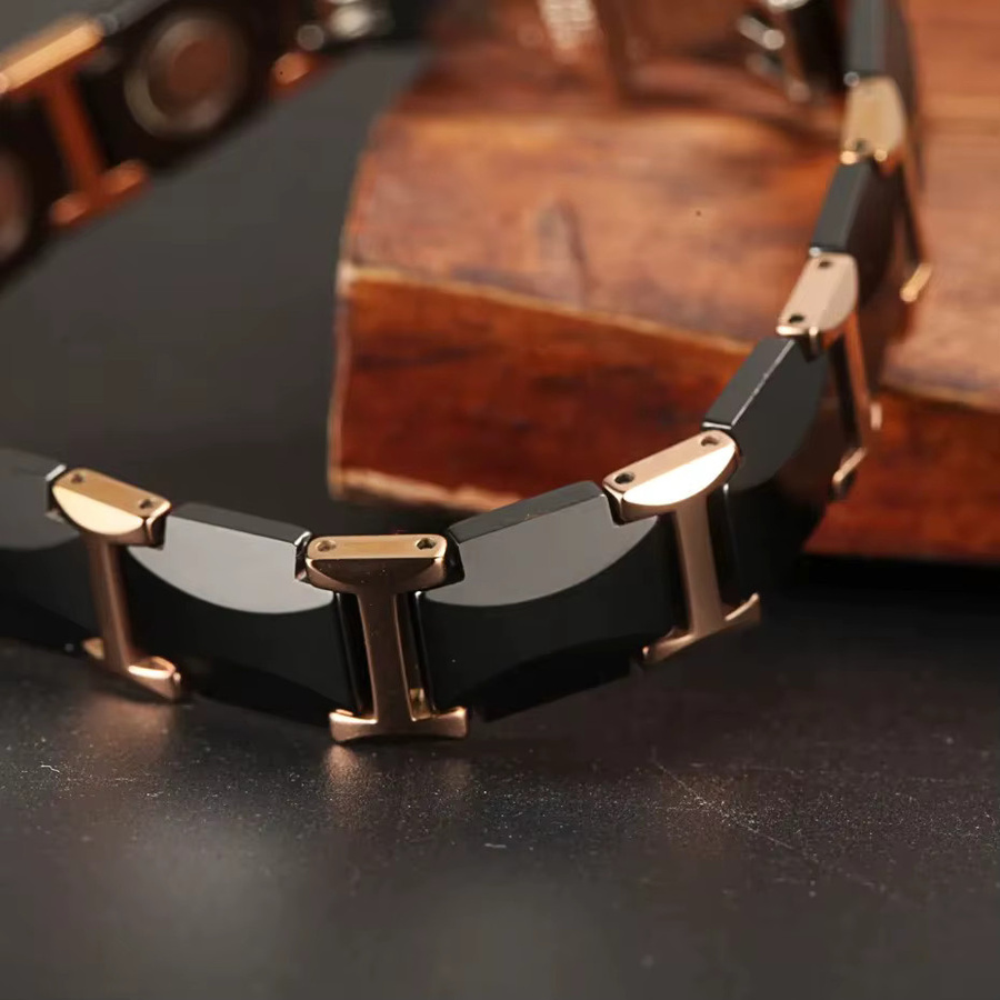 Aradoo Armband, Titan, Stahl, Hämatit, Unisex - Bild 3