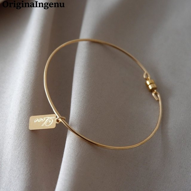 OriginaIngenu Armreif, 14 Karat Gold gefüllt, Gold, Unisex - Bild 1