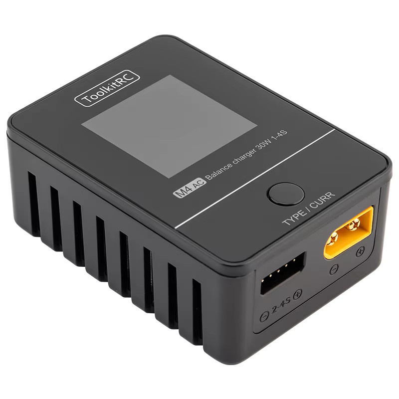 ToolkitRC M4AC 1S 2S 3S Lipo-Akkuladegerät, 30W, mit IPS-Display, XT30/XT60-Schnittstelle - Bild 3