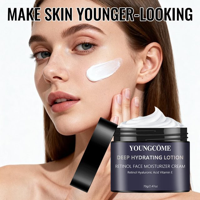 YOUNGCOME Gesichtscreme mit Retinol und Hyaluronsäure, Unisex - Bild 1
