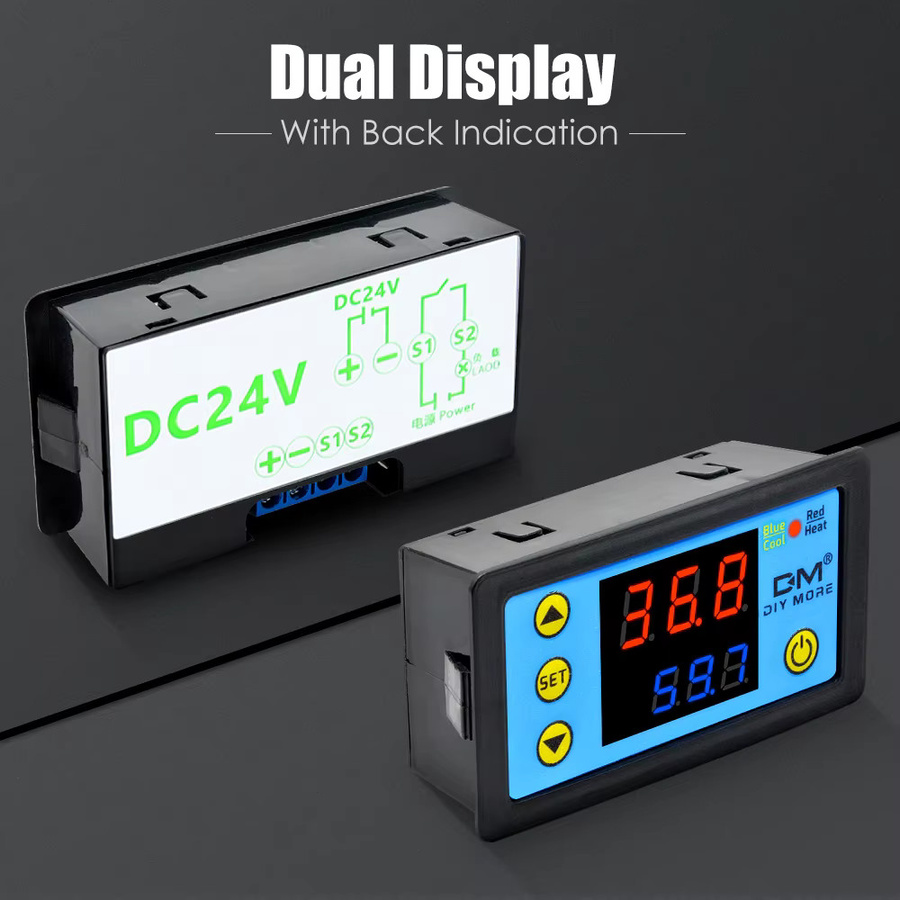 Digitaler Thermostat Temperaturregler W3231 von Voktta für Inkubatoren und Temperaturmessungen, 12V 24V 110V 220V - Bild 4