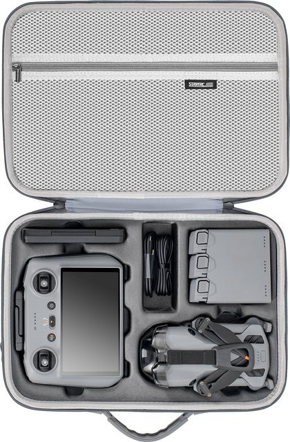 Tragbarer Koffer für DJI Mini 5 Pro und Lito X1 mit Platz für DJI RC 2 Controller und Fly More Combo in Grün oder Grau - Bild 1