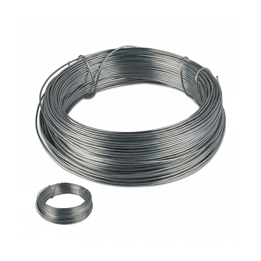 Relaxdays Bindedraht aus verzinktem Stahl in Silber, 2er Set mit je 50 m und 1 mm Durchmesser - Bild 2