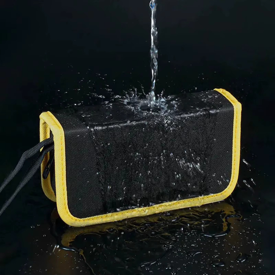 Verdickte Werkzeug-Aufbewahrungstasche und Multimeter-Organizer in Schwarz, B/H/T: 20,0 x 11,0 cm - Bild 2