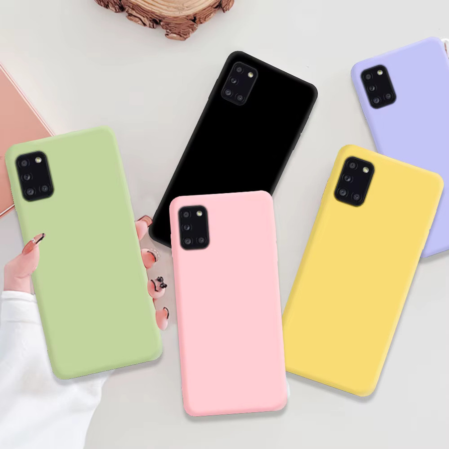 Silikon-Handyhülle für Samsung Galaxy A31 A41 A51 A71 A11 A21S A12 A22 A32 A42 A52 A72 4G 5G in Schwarz - Bild 2