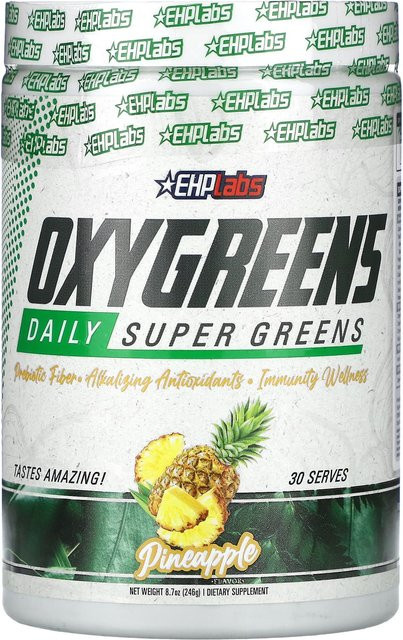 EHPlabs OxyGreens Daily Super Greens Ananas 246 g - Bild 1