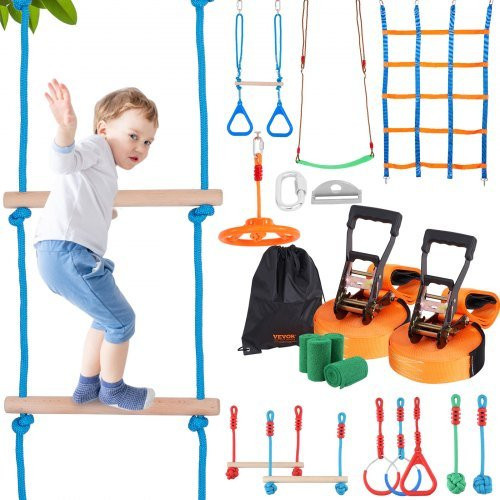 VEVOR Ninja Warrior Obstacle Course Outdoor Playset Equipment Set - Bild 1