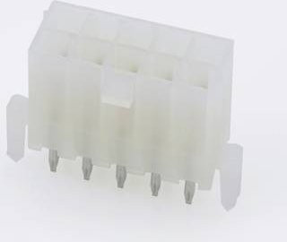 Molex Einbau-Buchsenleiste Standard 10-polig in Weiß mit Goldkontakten Rastermaß 4.20mm 39299104 - Bild 1