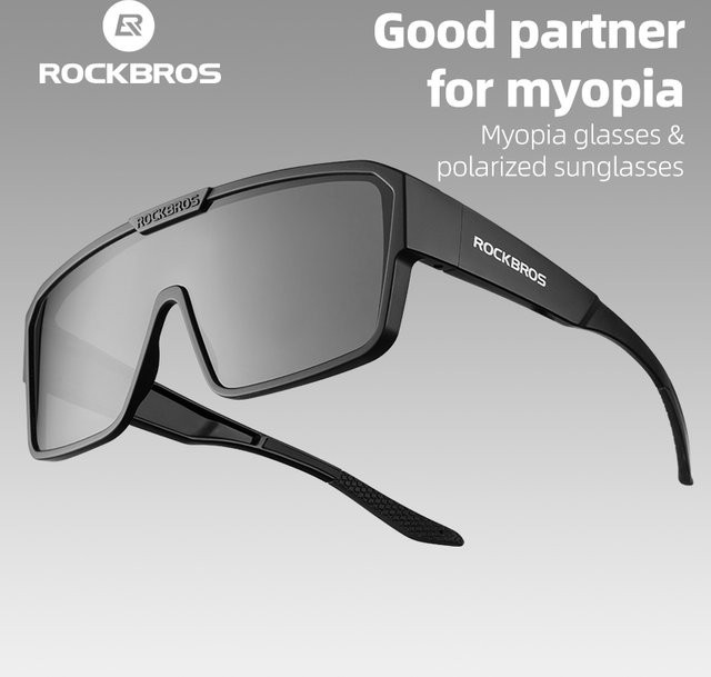 ROCKBROS Sonnenbrille, Vollrand, black, Kunststoff - Bild 1