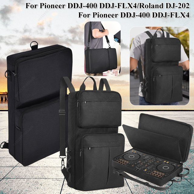 Pioneer DJ-Controller Aufbewahrungstasche für DDJ-400 und DDJ-FLX4, gepolsterte und staubdichte Reise-Tragetasche, Schwarz - Bild 1