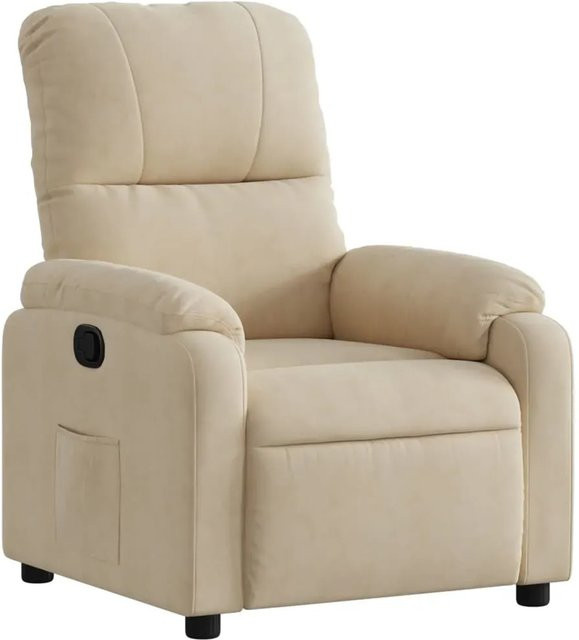 vidaXL Relaxsessel Modell 4 in Beige aus Mikrofasergewebe mit Armlehnen - Bild 1