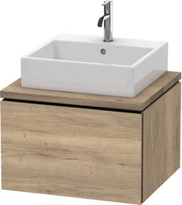 Duravit Waschtischunterschrank L-Cube in Ei Marmor mit 1 Auszug, B/T/H: 62 x 40 x 54,7 cm - Bild 1