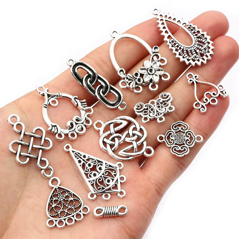 Wadsfred Charms Anhänger, Legierung, Silber, Vintage, Unisex - Bild 2