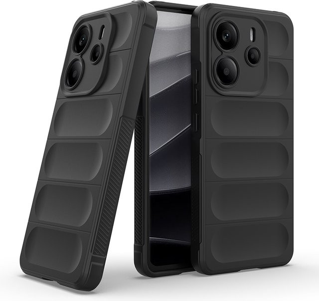 Stoßfeste Silikonhülle von Fudusaidman für Huawei Honor 70 200 400 Pro X9b X9C in Schwarz - Bild 1