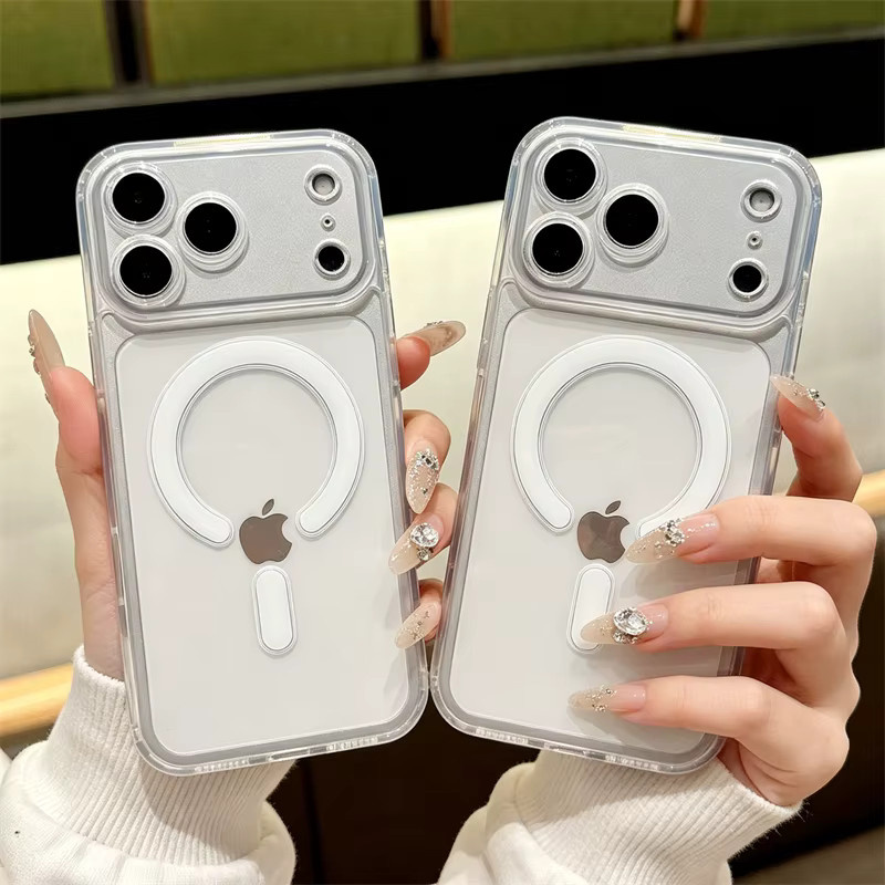 SUNWARD Transparente Acryl-Schutzhülle mit MagSafe für iPhone 11 bis iPhone 17 Pro Max, Stoßfeste Handyhülle - Bild 4