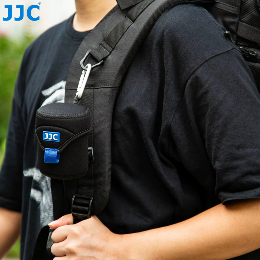 JJC Neopren-Objektivtasche in Schwarz für Canon, Nikon, Fuji, Fujifilm und Olympus - Bild 6