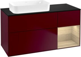 V&B Waschtischunterschrank Finion in Oak Veneer, Peony Matt, B: 120 cm, T: 60 cm - Bild 1