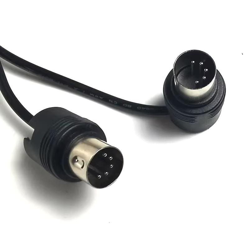 abdo MIDI-Kabel 5-polig Stecker auf Stecker Verlängerungskabel in Schwarz - Bild 4