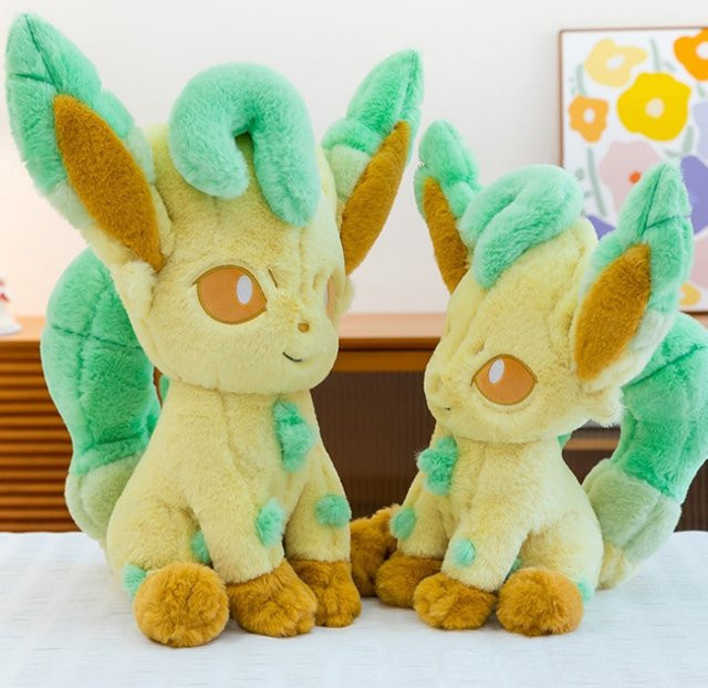 zhuangchen Pokémon Leafeon Plüschtier, 45/80cm - Bild 1