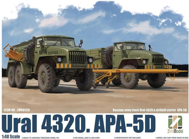Zimi Model Ural 4320. APA-5D, Fahrzeug, 1:48, ab 14 Jahre - Bild 1