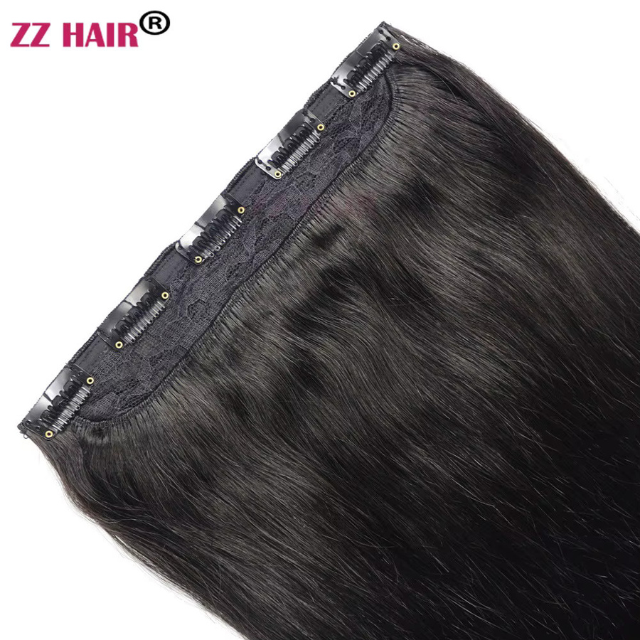 ZZHAIR Remy-Haarverlängerung, Clip-in-Einteiler, glatt, 200 g - Bild 3
