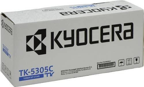 Kyocera Original Toner TK-5305C Cyan für Laserdrucker mit 6000 Seiten Reichweite - Bild 1