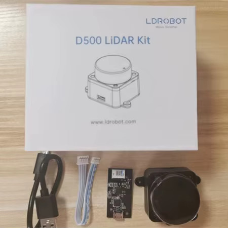LDROBOT D500 Lidar-Kit C1 TOF Laser-Scanner 360 Grad in Schwarz mit 60000 Lux Unterstützung für ROS1 und ROS2 für Innen- und Außenbereiche - Bild 2