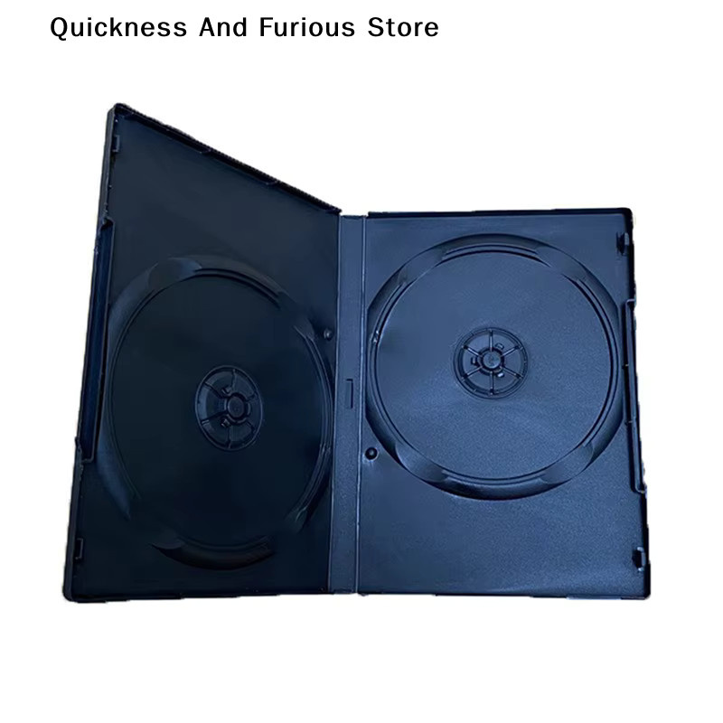 KOQZM Schwarze DVD-Box aus PP-Kunststoff als leere Schutzhülle für 1-2 Discs - Bild 5
