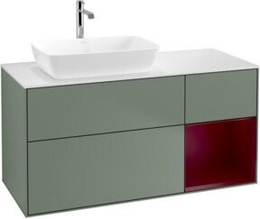 V&B Waschtischunterschrank Finion mit Wandbeleuchtung, Breite: 120 cm, Tiefe: 50,1 cm, Höhe: 50,1 cm, lackiert - Bild 1