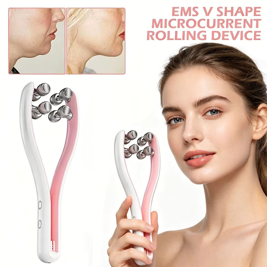 vilnason Gesichtsmassage-Roller Y-Form, Unisex - Bild 2