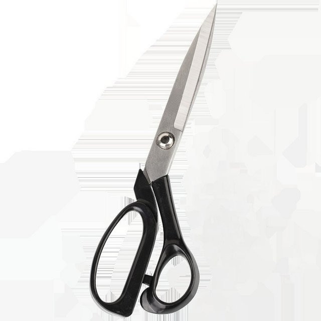 Professionelle Edelstahl Schneiderschere in Silber für Stoff und Leder, 25,4 cm Länge - Bild 1