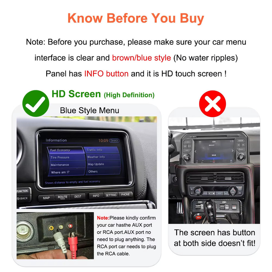 Bonroad Wireless Carplay und Android Auto Modulbox für Nissan GT-R, Pathfinder, Quest, 370Z und Patrol mit Mirror Link und Wi-Fi, Schwarz - Bild 2